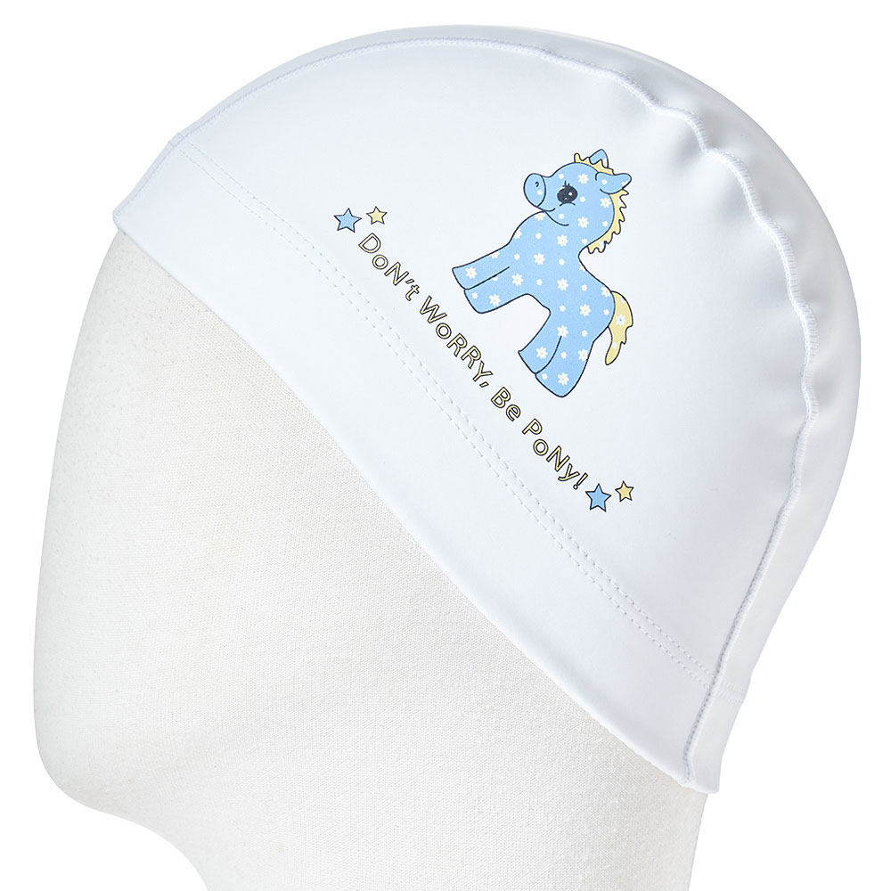 HOOG Don't worry Bephony Silicone Coated Swim Cap white [SCC816] 디테일