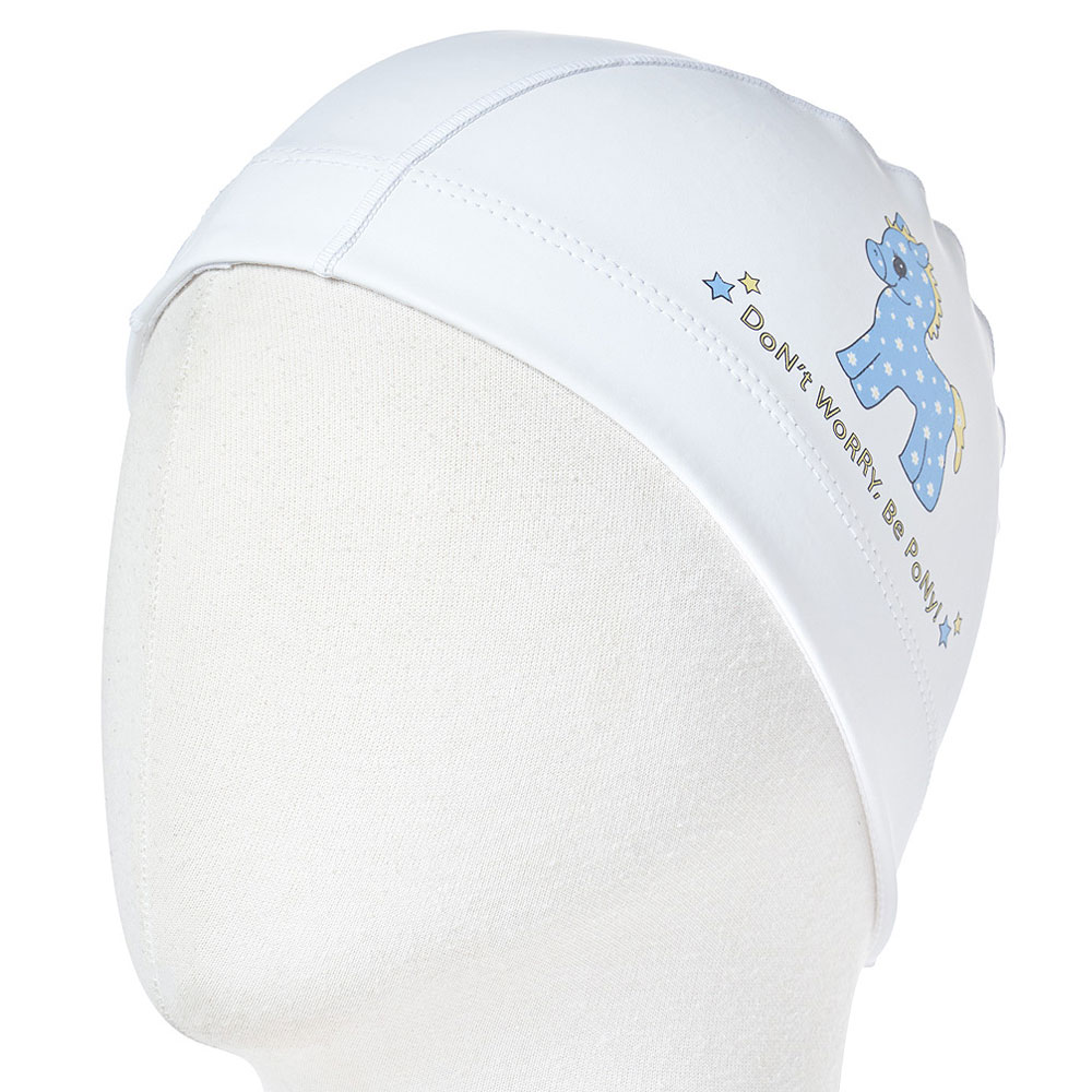 HOOG Don't worry Bephony Silicone Coated Swim Cap white [SCC816] 디테일