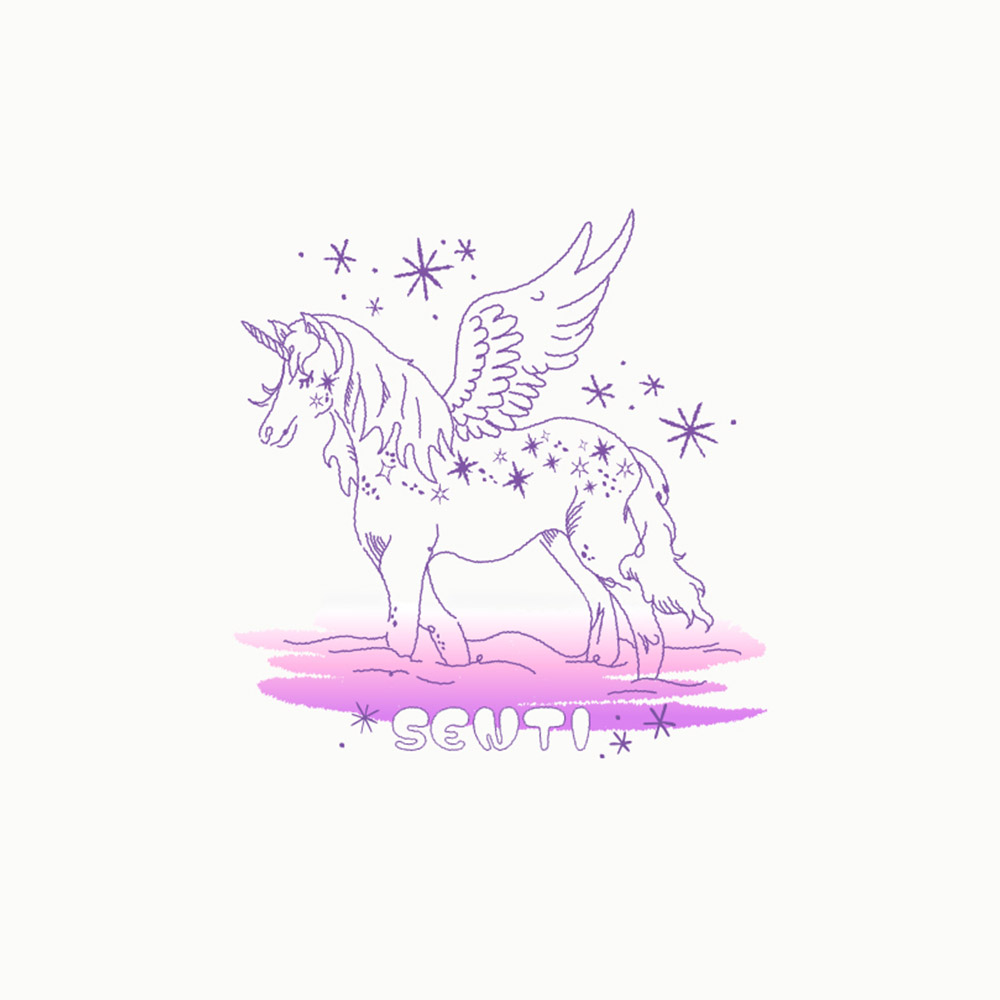 센티 유니콘 실리콘수모 핑크 [SC-2602] 디테일