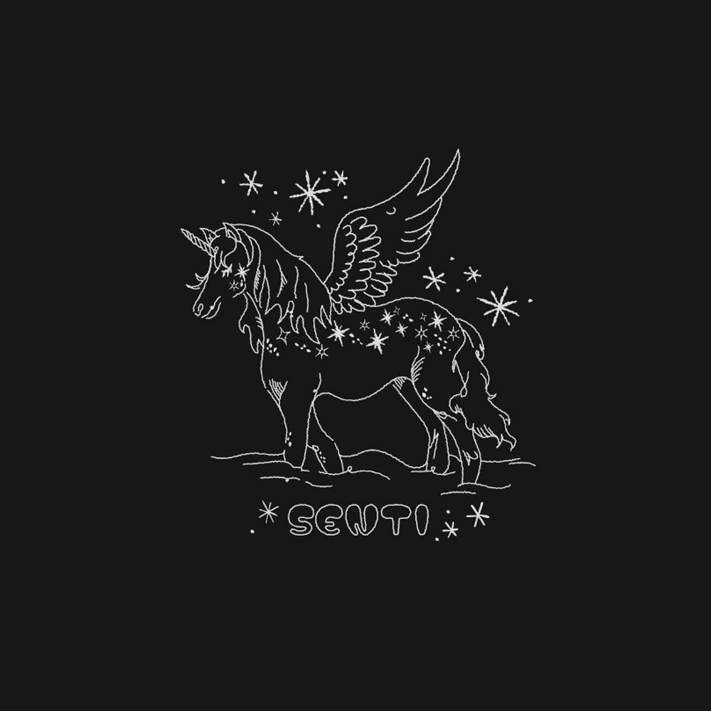 센티 유니콘 실리콘수모 블랙 [SC-2603] 디테일