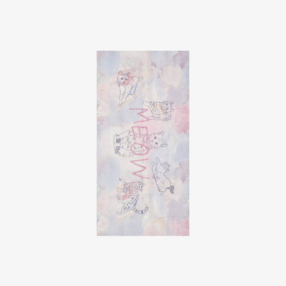 HOOG Garden フェイス スイムタオル レイニーキャット [TW130] 상품컷