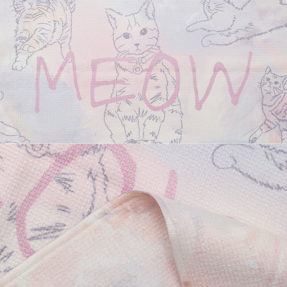 HOOG Garden フェイス スイムタオル レイニーキャット [TW130] 디테일