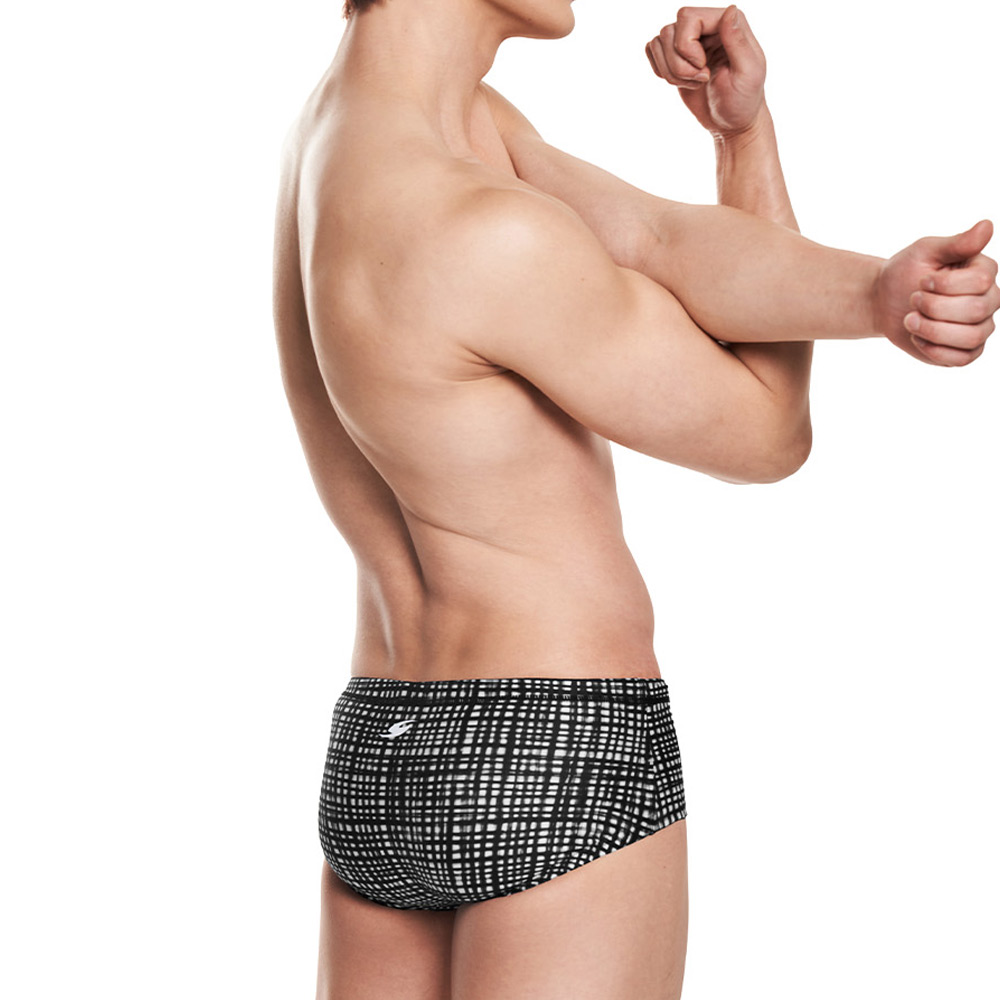 SENTI First Sequence Cheki Semi Square Leg Swimsuit black [MSP-26401 Men's ] 디테일