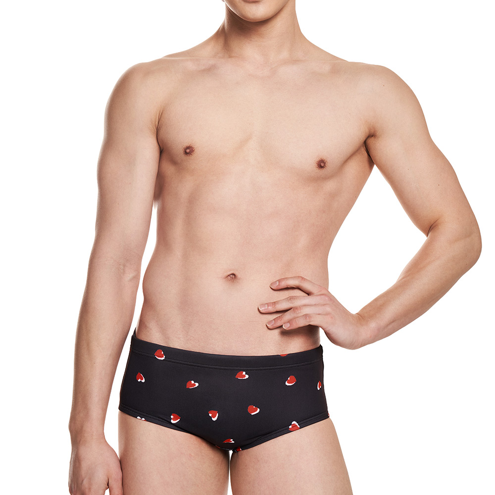 SENTI First Sequence Popin Semi Square Leg Swimsuit black [MSP-26404 Men's ] 상품컷