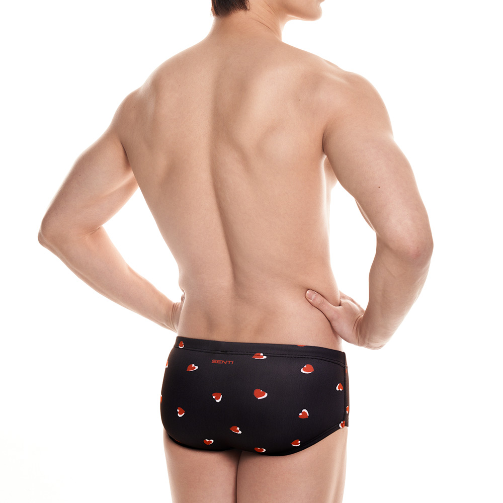 SENTI First Sequence Popin Semi Square Leg Swimsuit black [MSP-26404 Men's ] 디테일