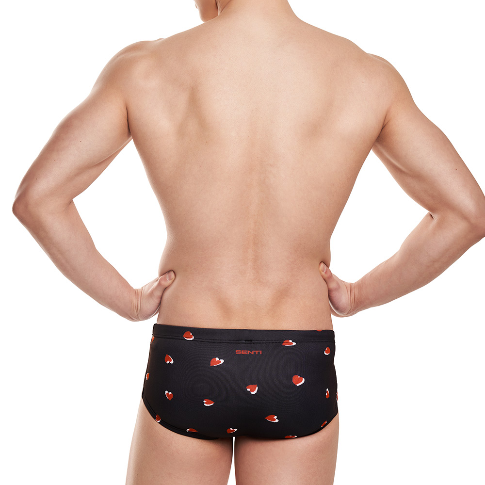 First Sequence Popin Semi Square Leg Swimsuit black