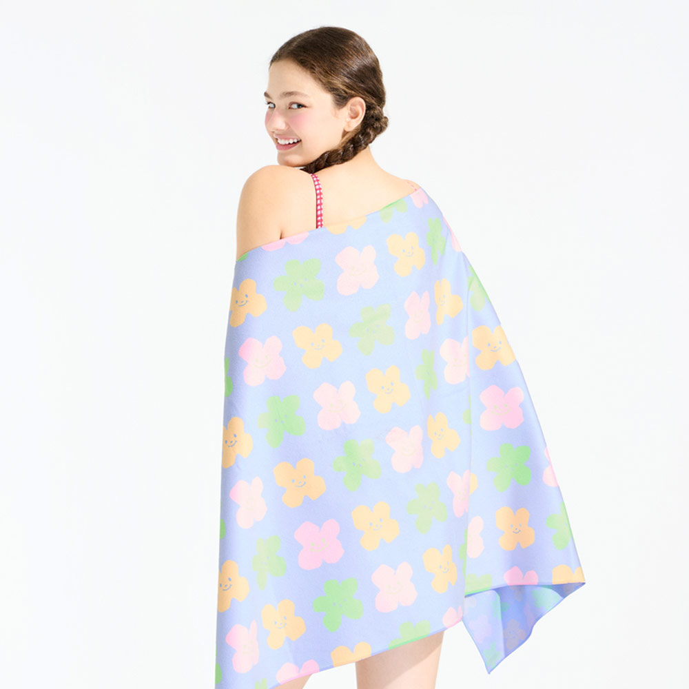 HOOG Secret Garden bath Swim towel Pastel Bloom [TW128] 디테일