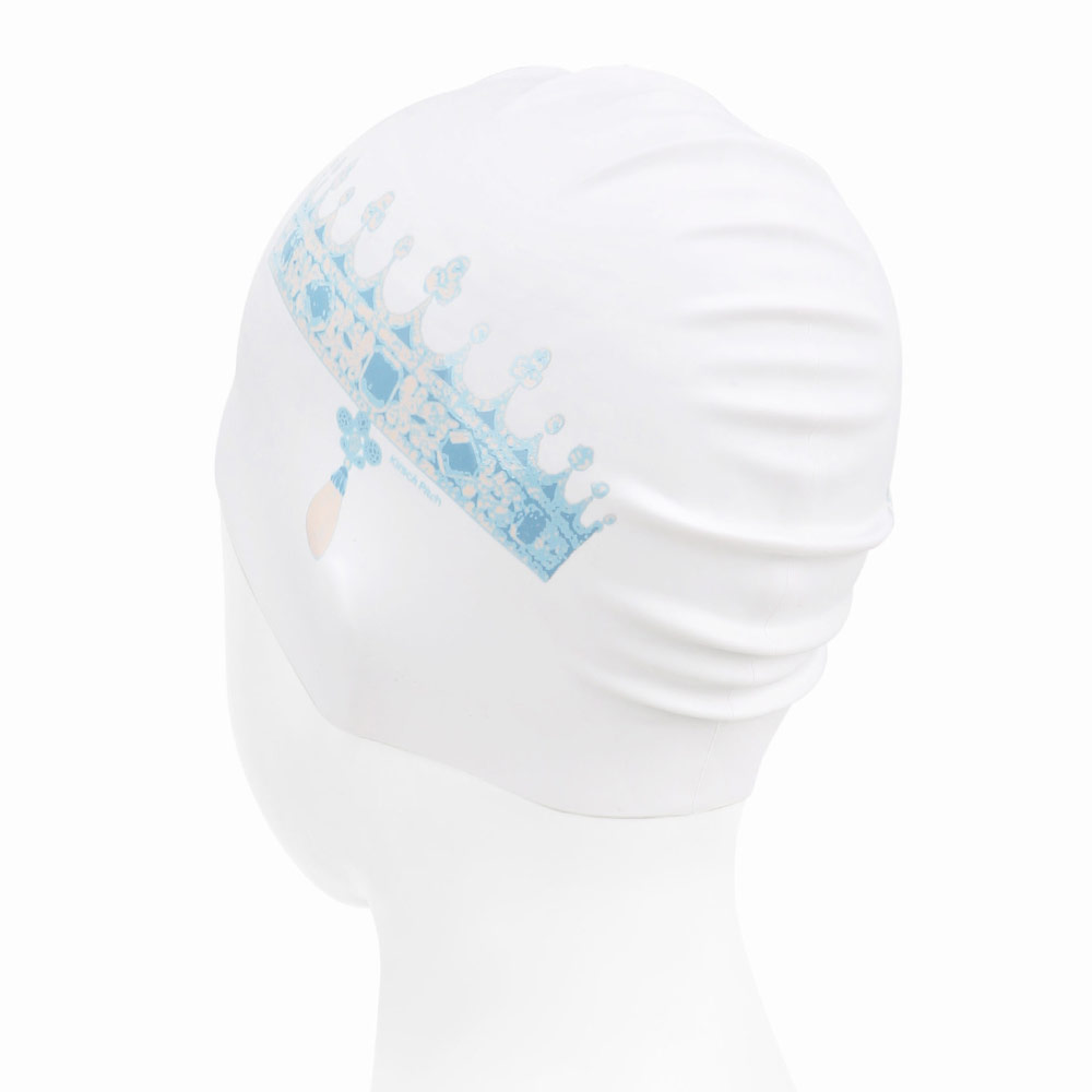 KITSCH PITCH Maribel T-ara Silicone Swim Cap Blue [KG1USC012] 디테일