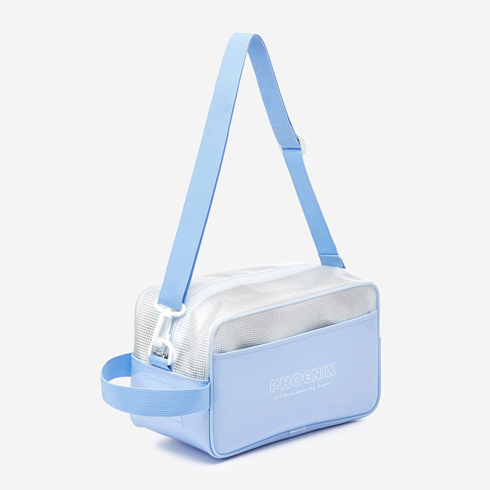 PHOENIX pastel Square Leg Swimsuit swim bag Blue [PSB-900(BLU)]