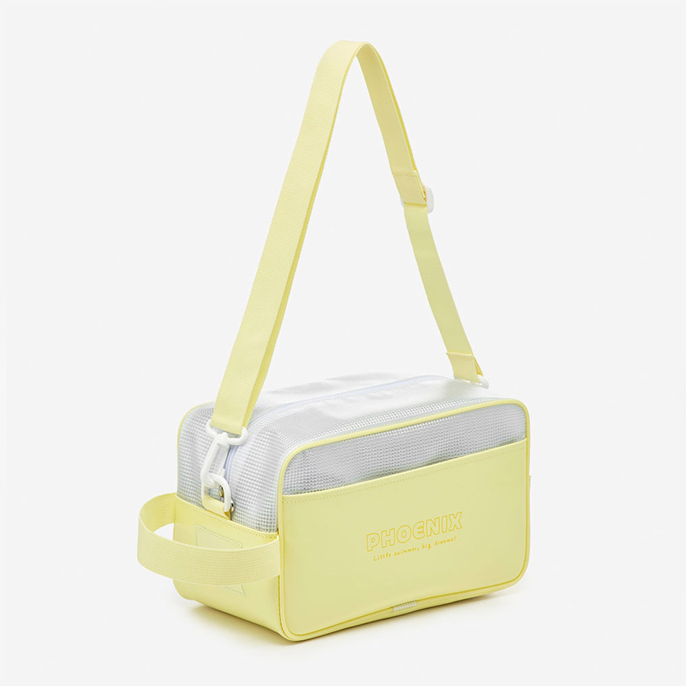 PHOENIX pastel Square Leg Swimsuit swim bag Yellow [PSB-900(YEL)]