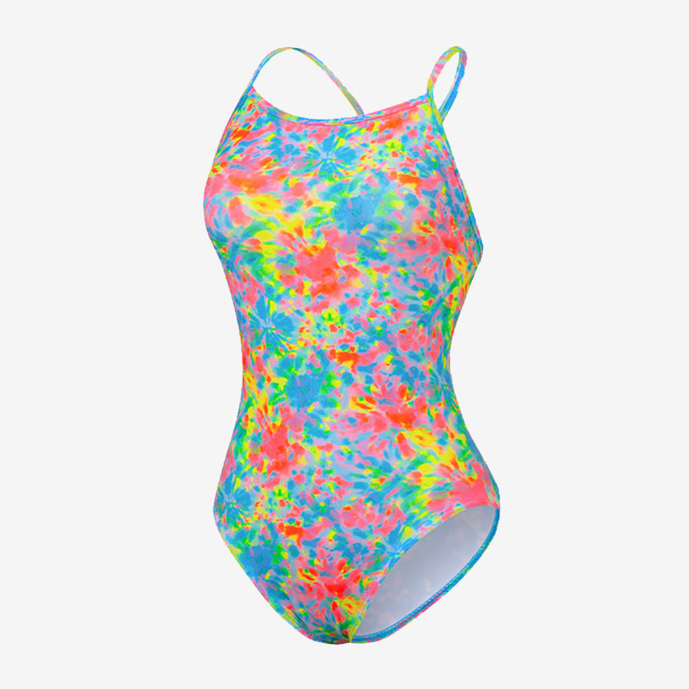 SENTI Sunburst Cross Back Swimsuit Blue [WSM-26912 Women's ] 디테일