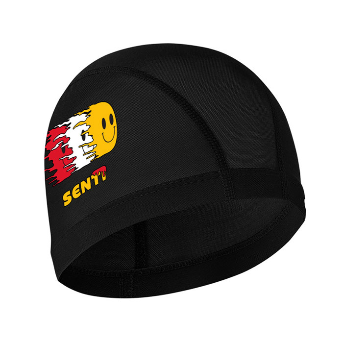 SENTI Smile Pack Mesh Swim Cap black [SC-M606] 상품컷