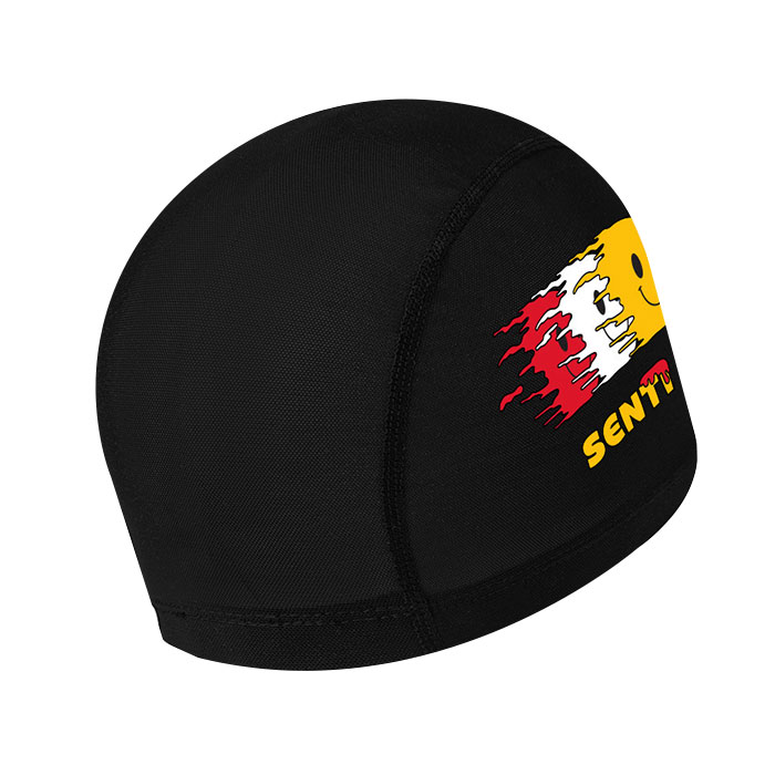 SENTI Smile Pack Mesh Swim Cap black [SC-M606] 디테일