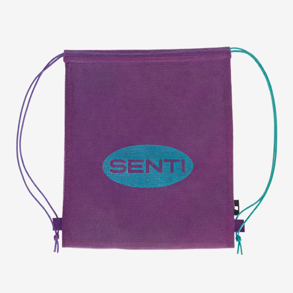 SENTI Mesh Swim Cap string Gym bag Purple [SB-720(Purple) Swim bag]