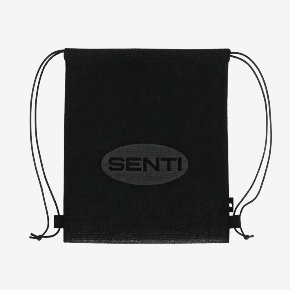 Mesh Swim Cap string Gym bag black