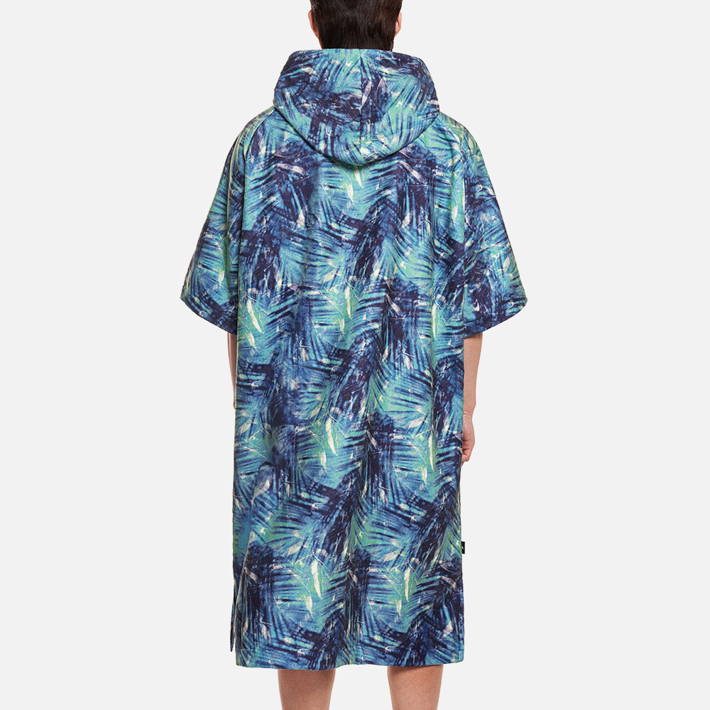 SENTI Palm Shade installment poncho Navy [SAW-PC14 Unisex Beachwear] 디테일