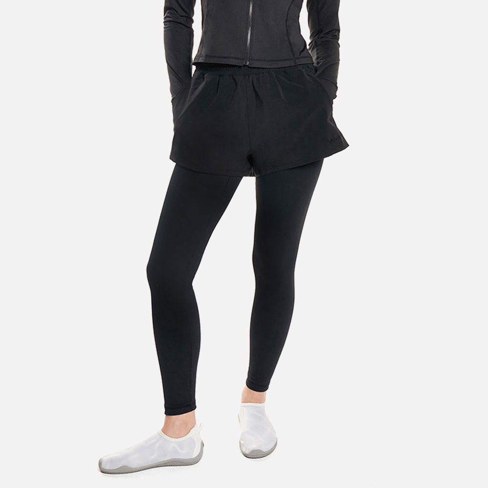 SENTI Woman Part 9 leggings beach shorts black [SAW-PTW81(BK) Women's Beachwear] 디테일