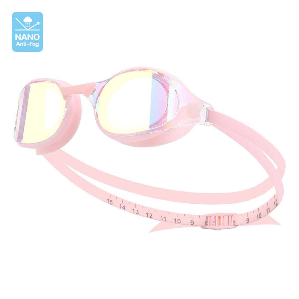 Lucid Nano ミラー 水泳ゴーグル ピンク