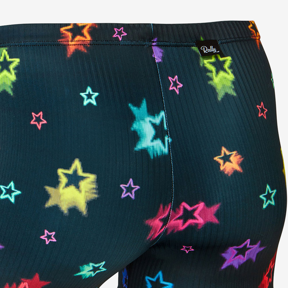 RALLY Neon Star Square Leg Swimsuit black [RSMQ449 Men's ] 디테일