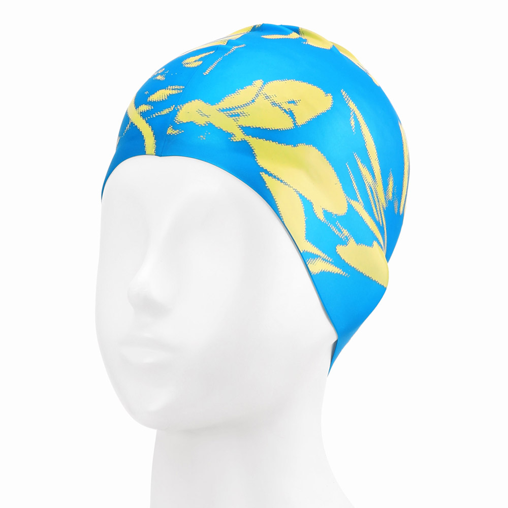 SWAVE Dotcent Silicone Swim Cap Yellow [SG1USC021] 디테일