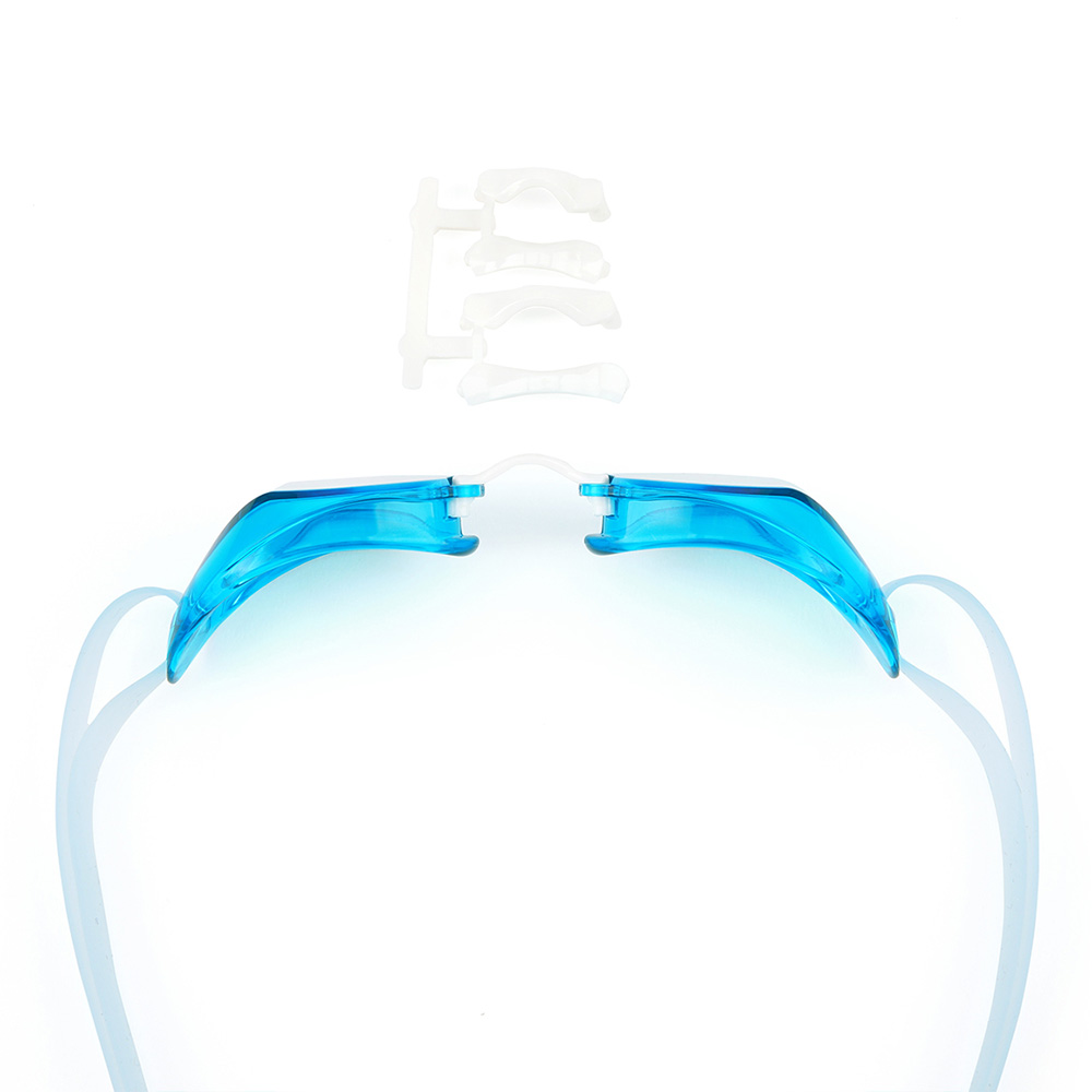 VIEW BladeF Swipe Antifog Mirrored Non-Cushioned Goggles Marine Blue Yellow [V122SAM(AMY) World Aquatics Approved] 디테일