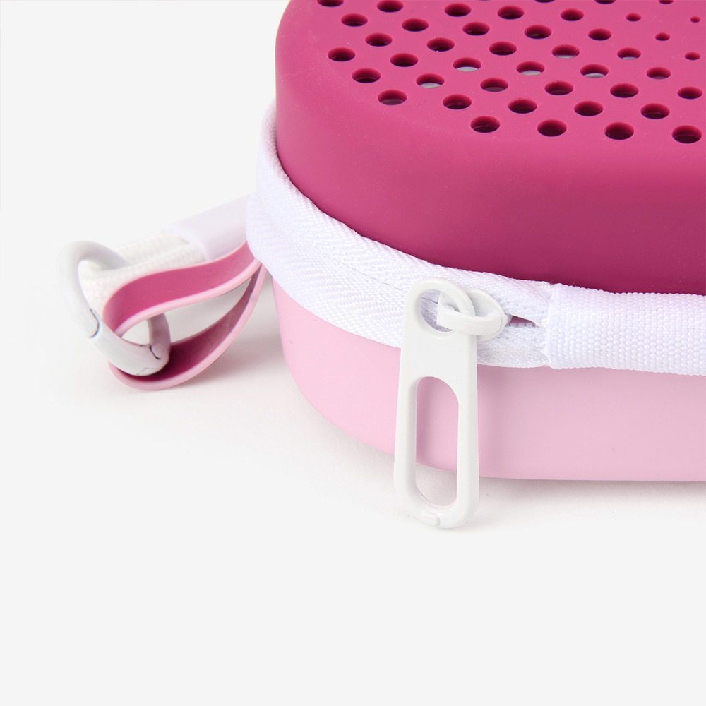 SWAVE Silicone Swim Cap Goggles Case pink [SGZUGC001(PI)] 디테일