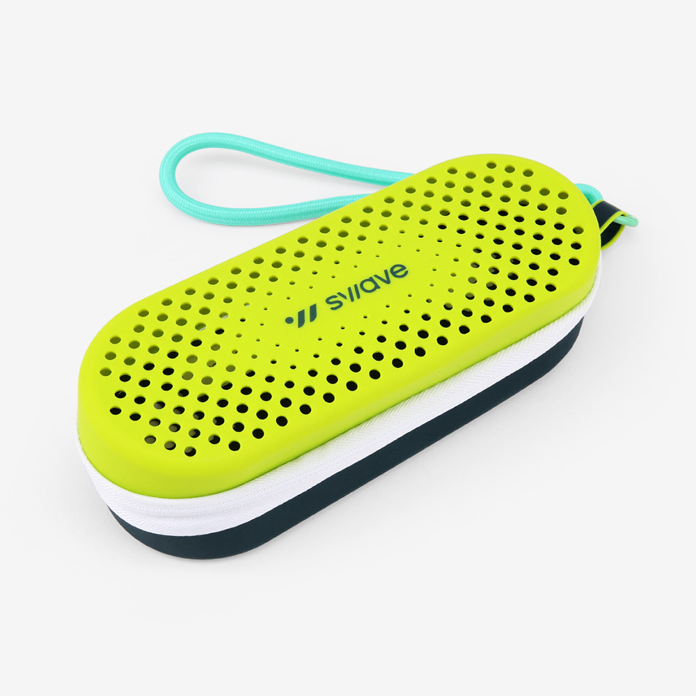 SWAVE Silicone Swim Cap Goggles Case green [SGZUGC001(GN)]