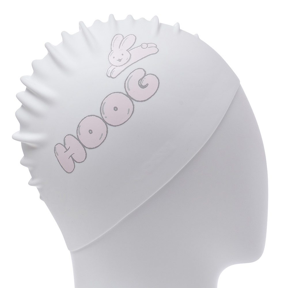 HOOG Rabbit Silicone Swim Cap white [SSC874] 디테일