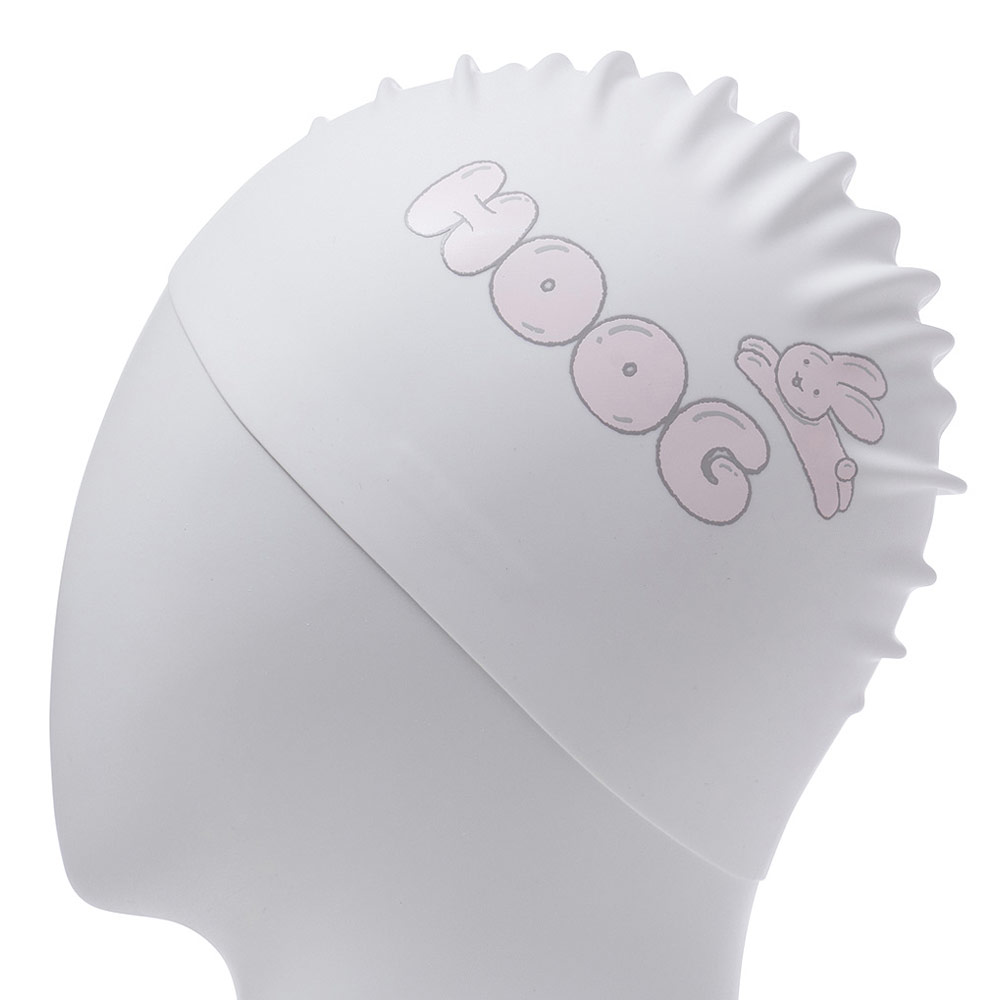 HOOG Rabbit Silicone Swim Cap white [SSC874] 디테일