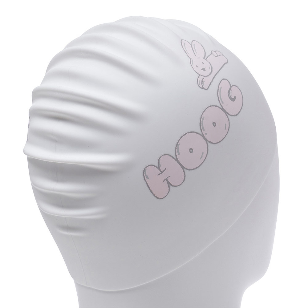HOOG Rabbit Silicone Swim Cap white [SSC874] 디테일