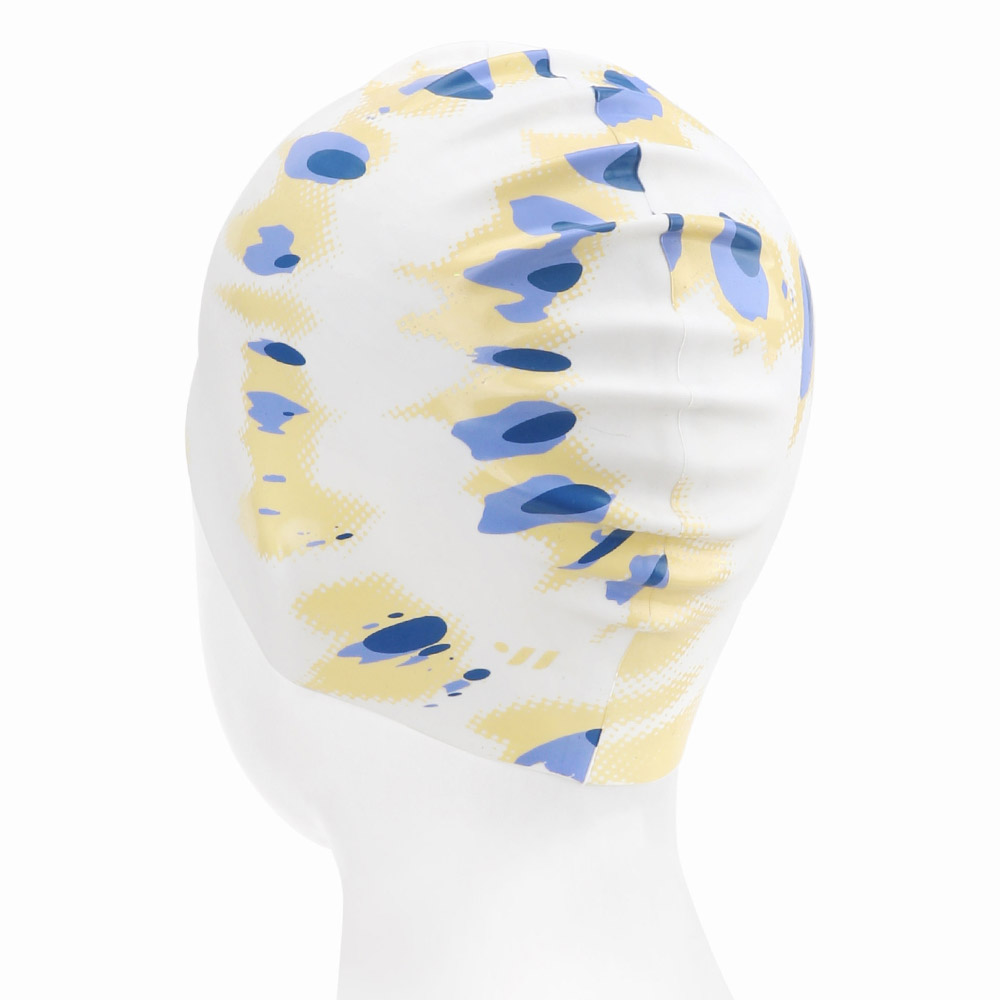 SWAVE Tie-Dye シリコン スイムキャップ ブルー [SG1USC002] 디테일