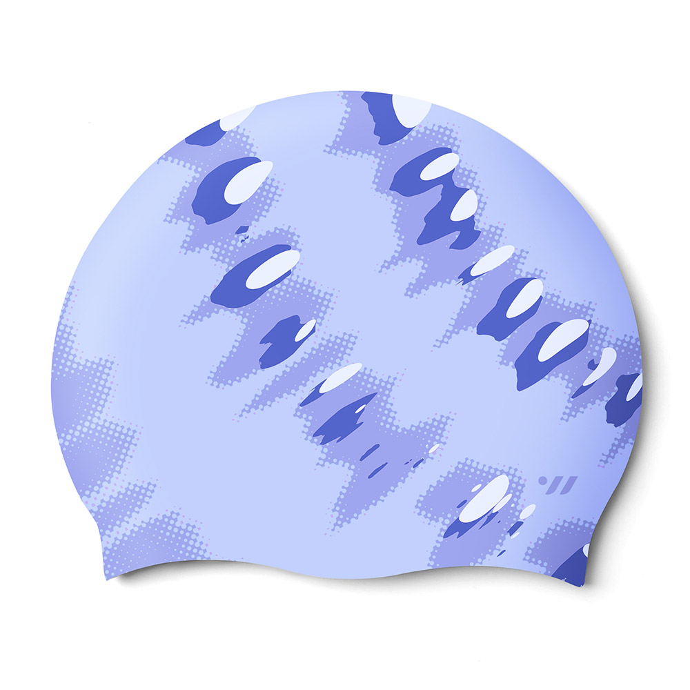 SWAVE Tie-Dye シリコン スイムキャップ フェイラベンダー [SG1USC003]