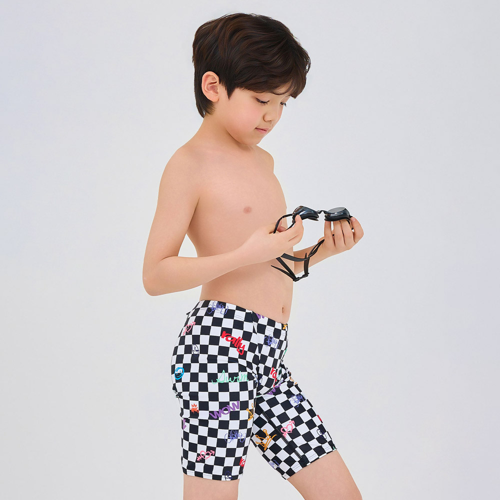 RALLY Kids Youth Jammer Swimsuit black [RSBH460 Boys] 상품컷