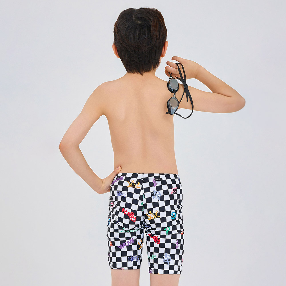 RALLY Kids Youth Jammer Swimsuit black [RSBH460 Boys] 디테일