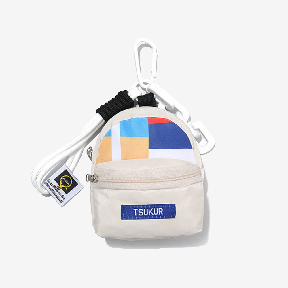 STM TAPONY candy drop Jjokkomi backpack pouch ivory