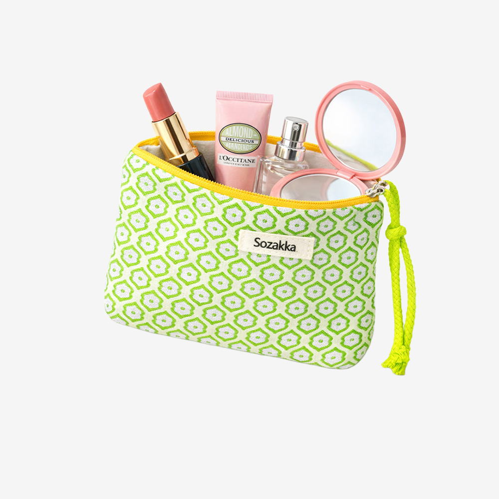 TAPONY Inner bag vintage pouch Jacquard