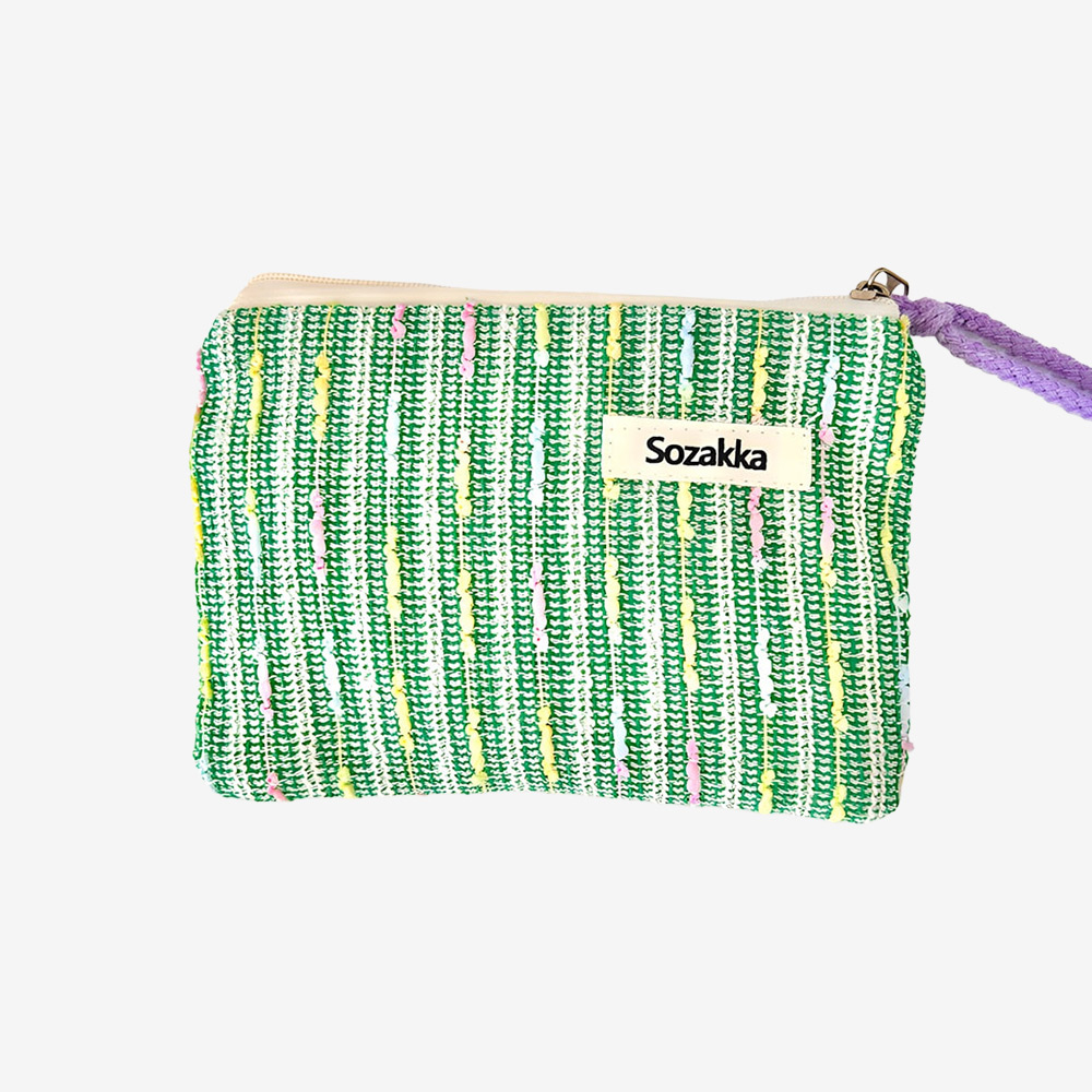 STM TAPONY Inner bag Quilting pouch green