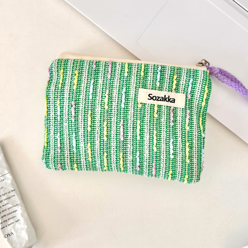 TAPONY Inner bag Quilting pouch green