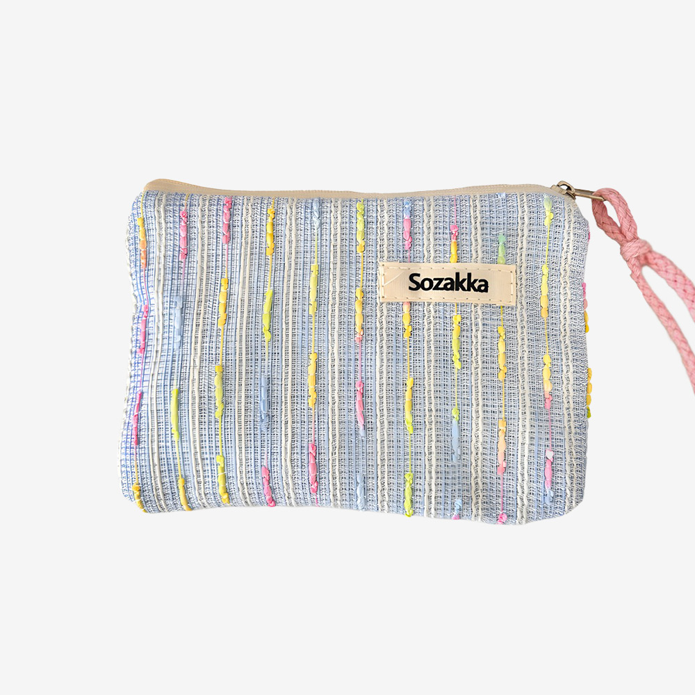 STM TAPONY Inner bag Quilting pouch Sky blue