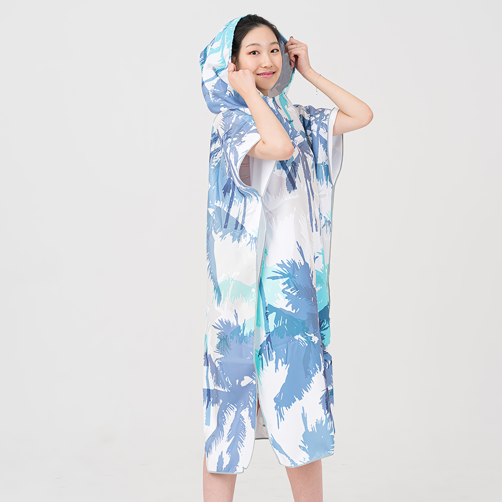 STM TAPONY installment poncho Forest [Unisex Beachwear]