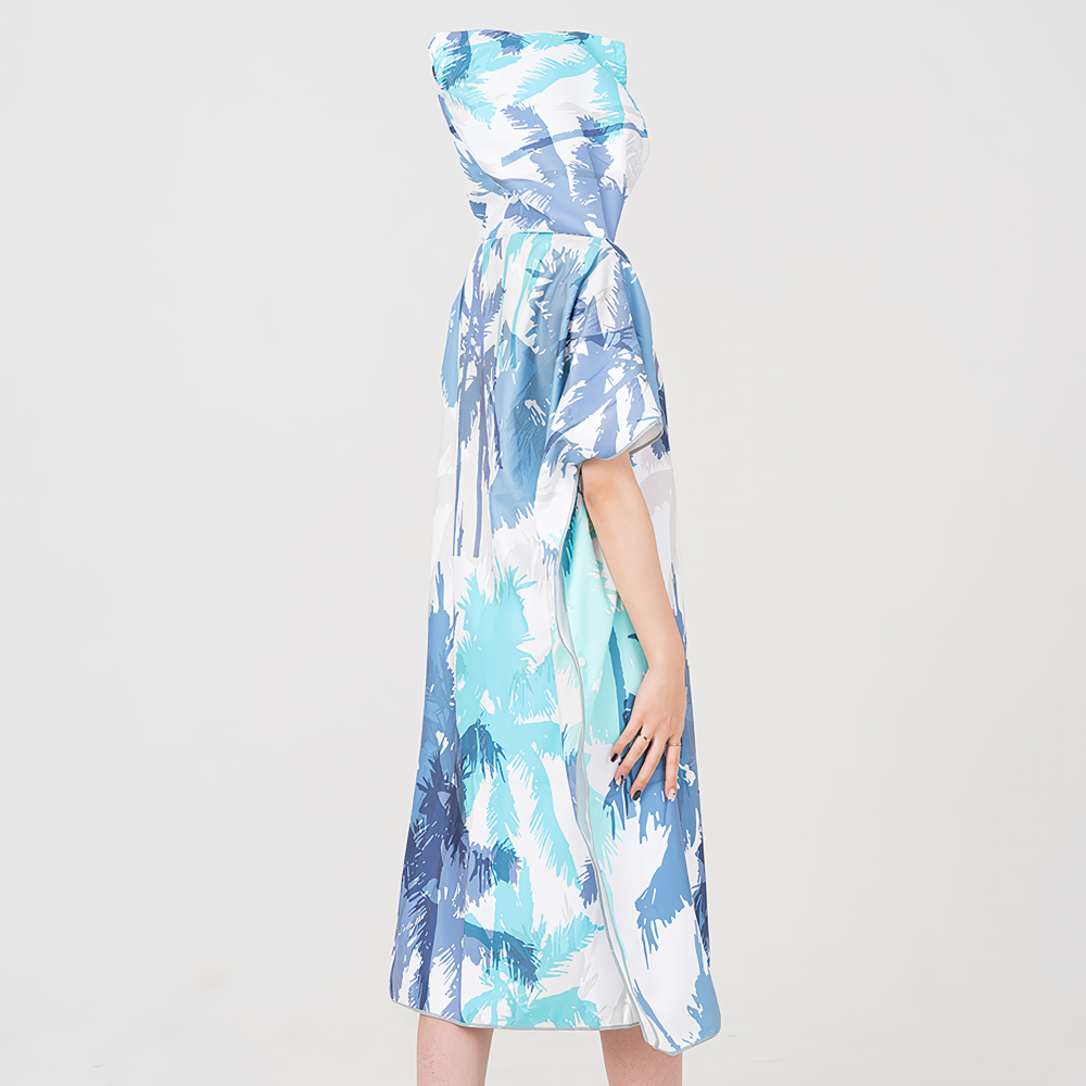 TAPONY installment poncho Forest