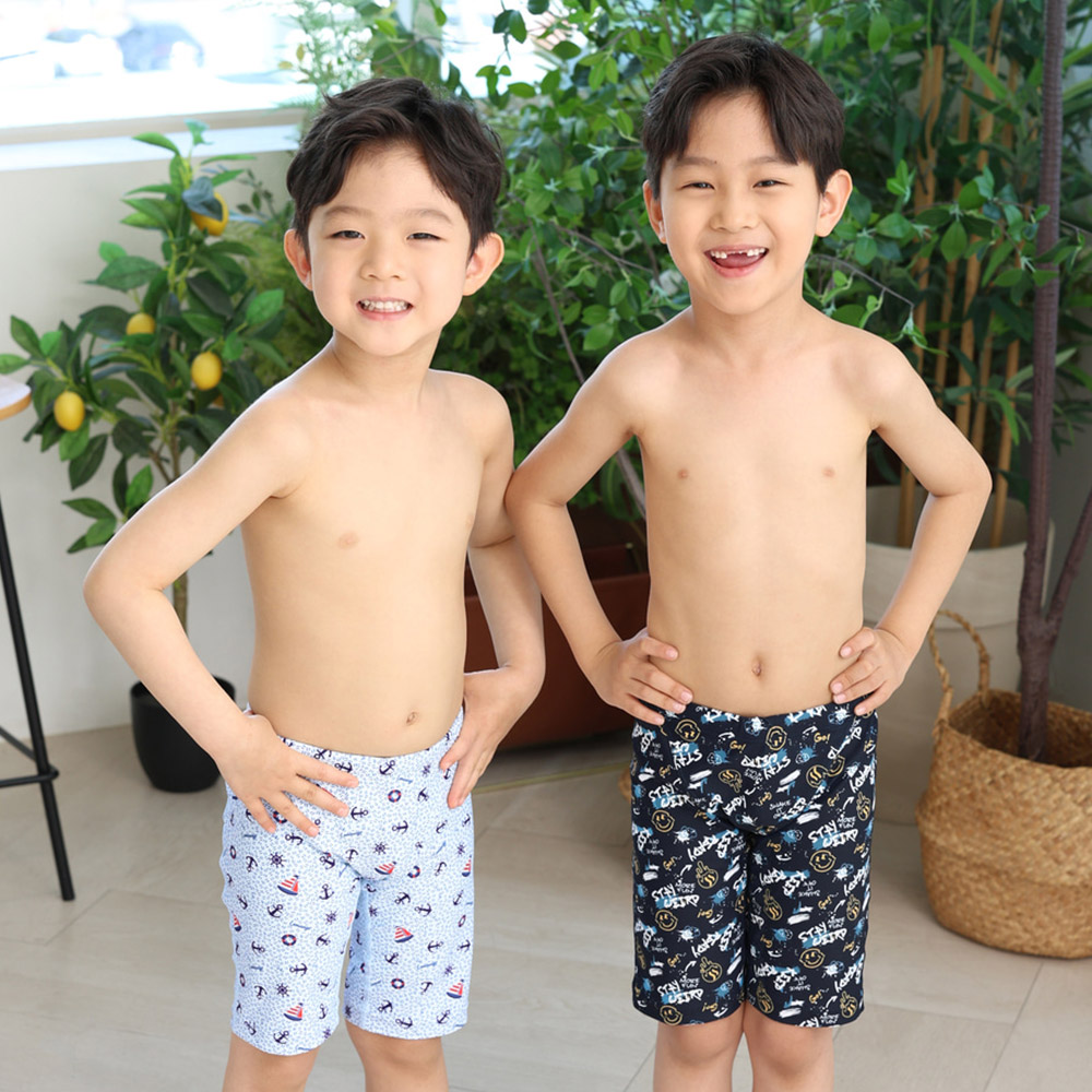 LEMANGO Kids Tiny Sailor Jammer Swimsuit Light blue [LSMJM26306730 Boys] 디테일