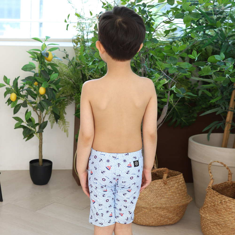 LEMANGO Kids Tiny Sailor Jammer Swimsuit Light blue [LSMJM26306730 Boys] 디테일