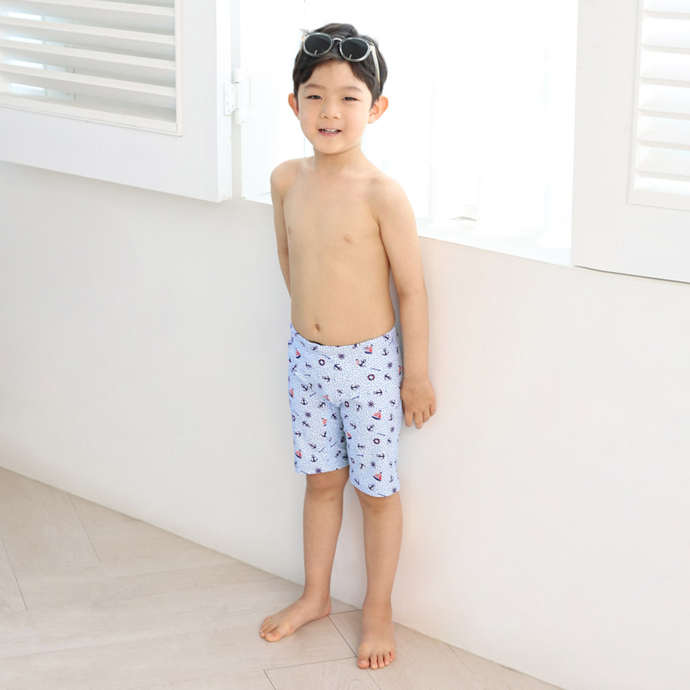 LEMANGO Kids Tiny Sailor Jammer Swimsuit Light blue [LSMJM26306730 Boys] 디테일