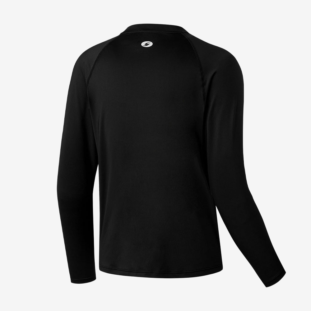SENTI Man Classic Relax Fit rash guard black [SAR-ARM02(BK) Men's Beachwear] 디테일