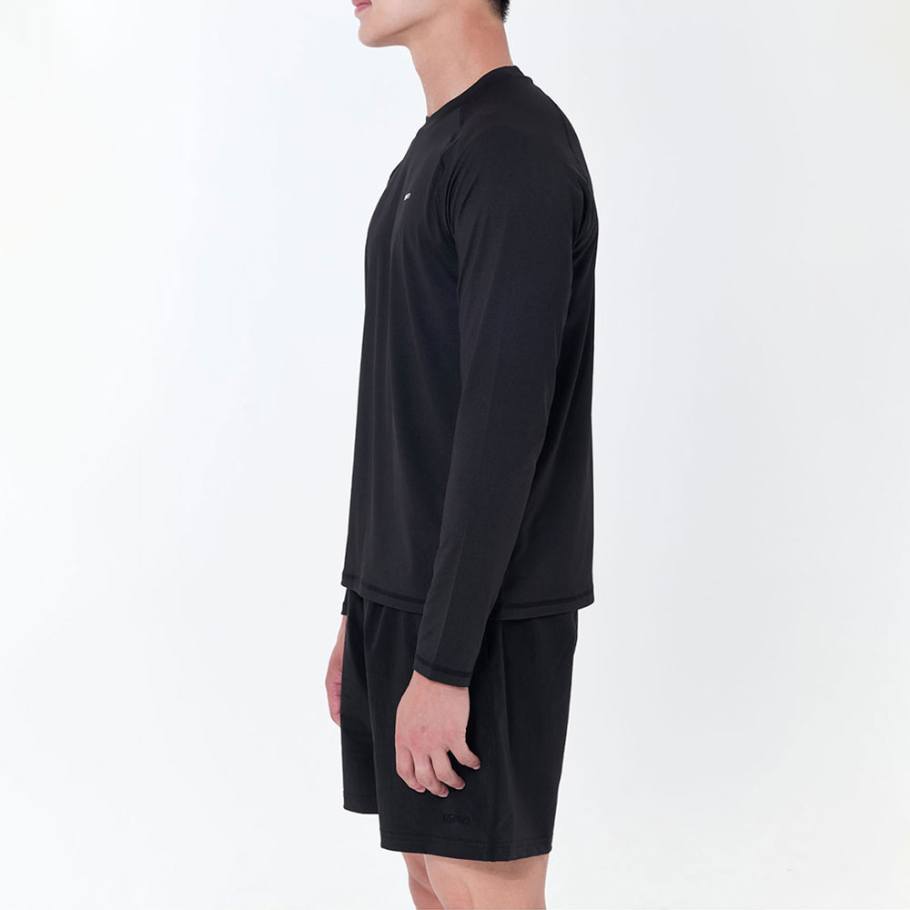 SENTI Man Classic Relax Fit rash guard black [SAR-ARM02(BK) Men's Beachwear] 디테일