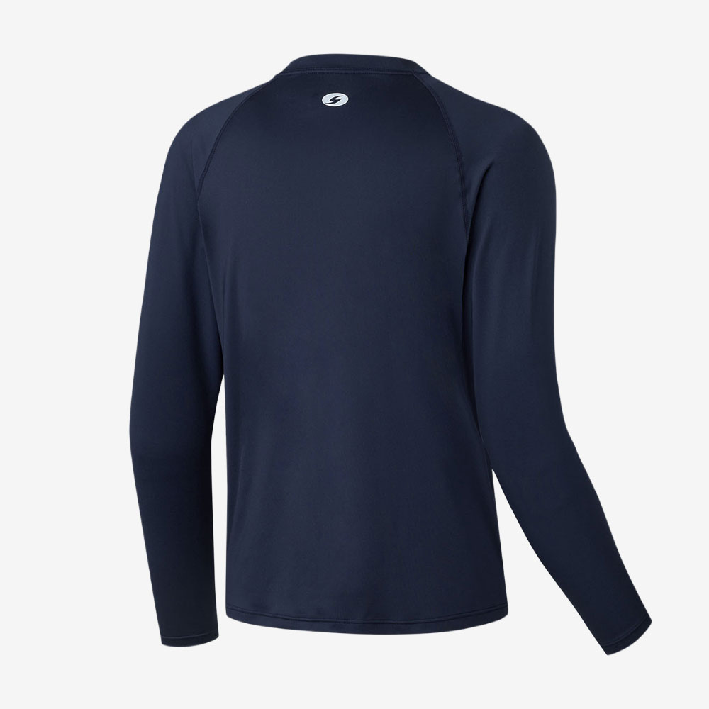 SENTI Man Classic Relax Fit rash guard Navy [SAR-ARM02(NV) Men's Beachwear] 디테일