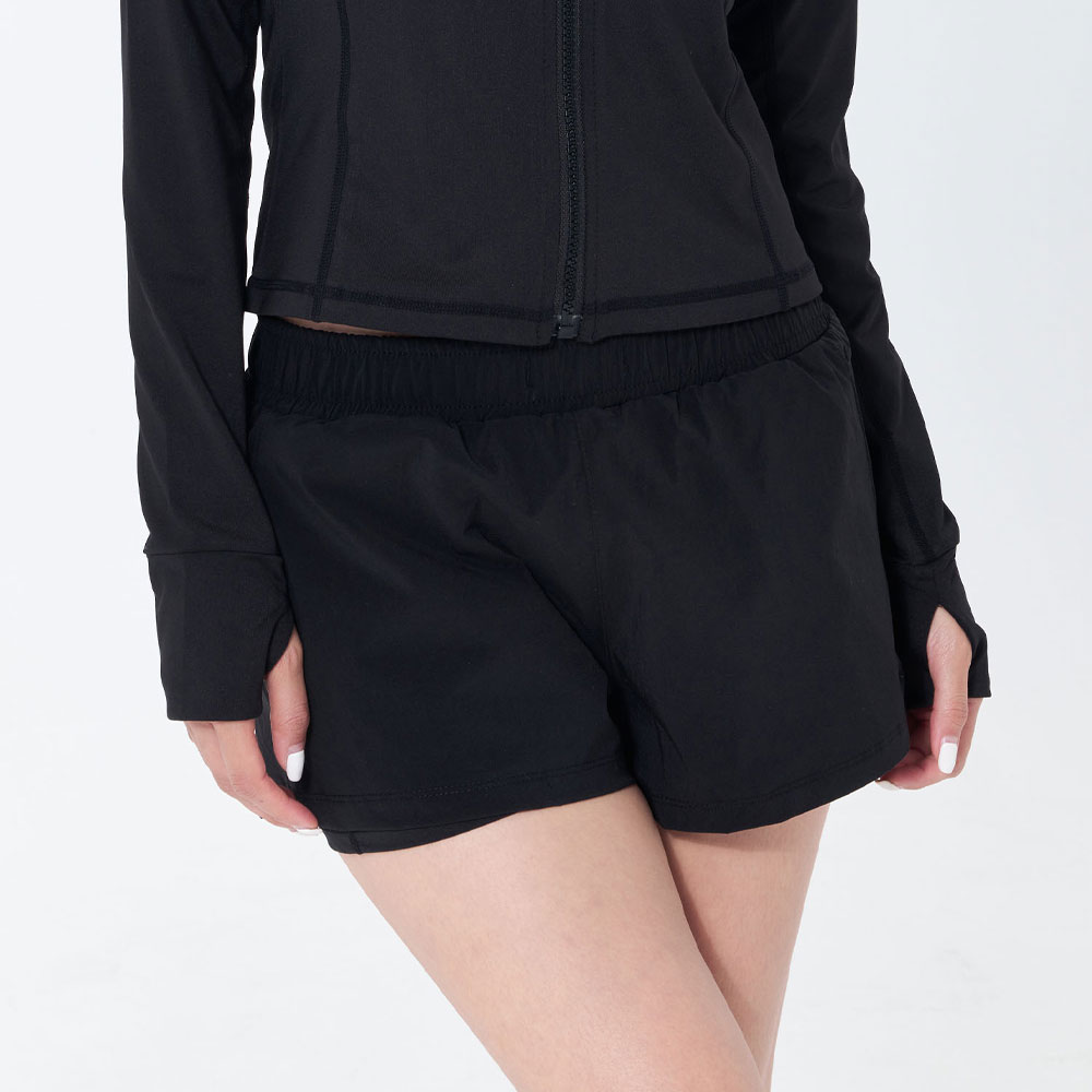 SENTI Woman Classic leggings beach shorts Legsuit black [SAW-PTW72(BK) Women's Beachwear] 디테일