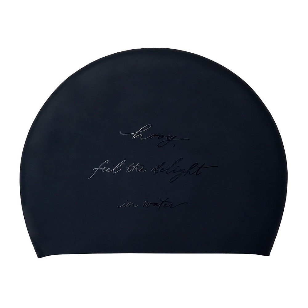 HOOG THE soft Silicone Swim Cap indigo blue [SCP898] 디테일