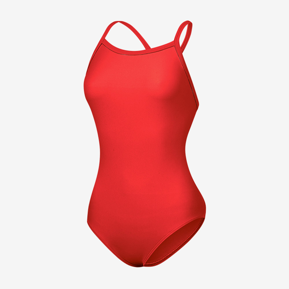 SENTI palette Bold Drop Back Swimsuit Low cut Kitsch Red [WSL-1008 Women's ] 디테일